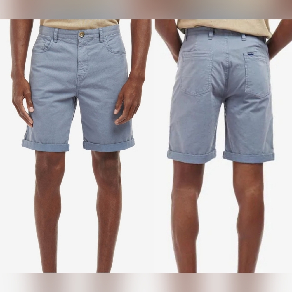 $100 Barbour Mens Overdyed Twill Short